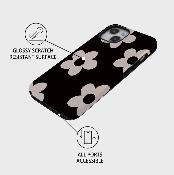 Black Flora | iPhone Case