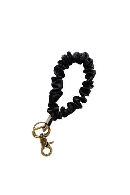 Shop Andi Black Luxe Scrunchie Keychain