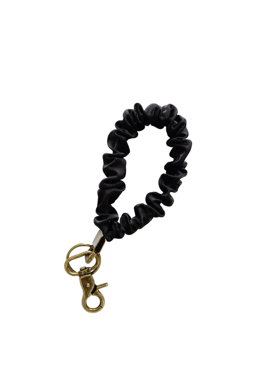 Shop Andi Black Luxe Scrunchie Keychain