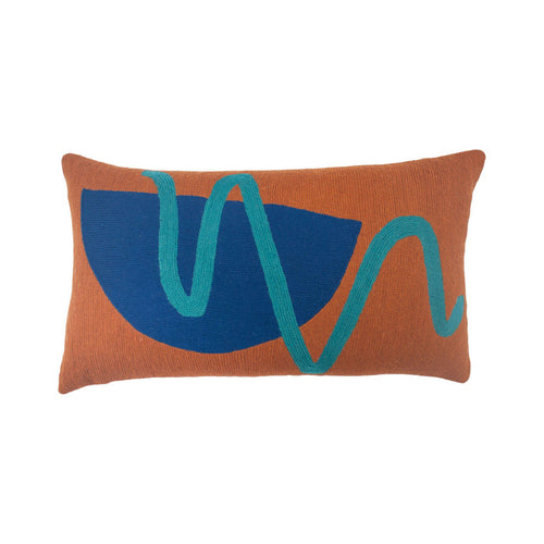 Rugs by Roo | Leah Singh Blah Blah Squiggle Pillow-H17BLA03