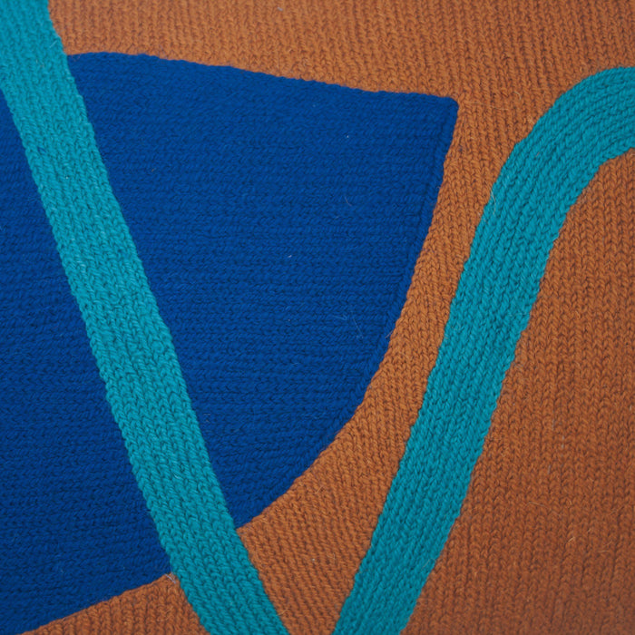 Rugs by Roo | Leah Singh Blah Blah Squiggle Pillow-H17BLA03