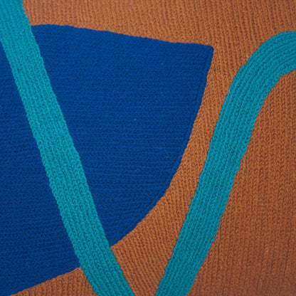 Rugs by Roo | Leah Singh Blah Blah Squiggle Pillow-H17BLA03