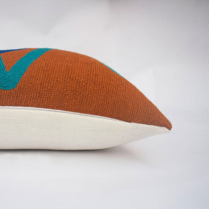 Rugs by Roo | Leah Singh Blah Blah Squiggle Pillow-H17BLA03