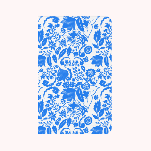 Blue Antique Floral