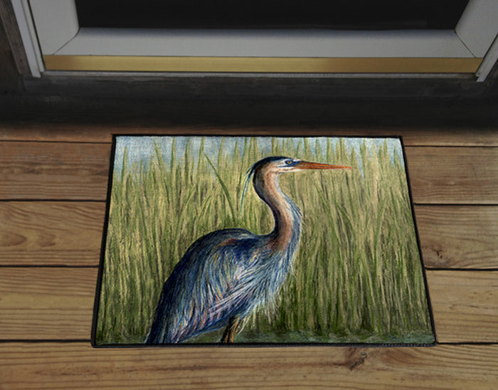 Blue Heron Door Mat