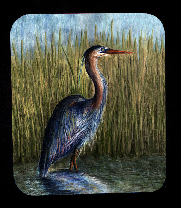 Blue Heron Mousepad