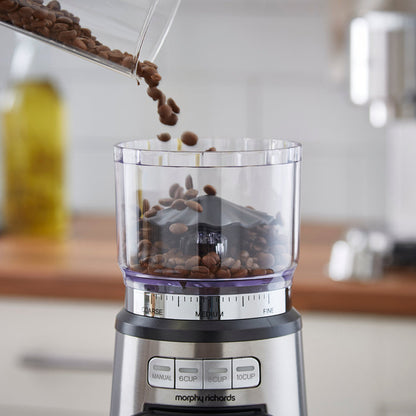 Brew & Blend Electric Coffee Grinder and Burr