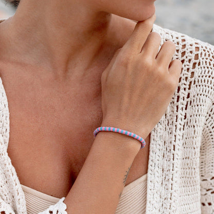 Bubblegum Seascape Stretch Bracelet