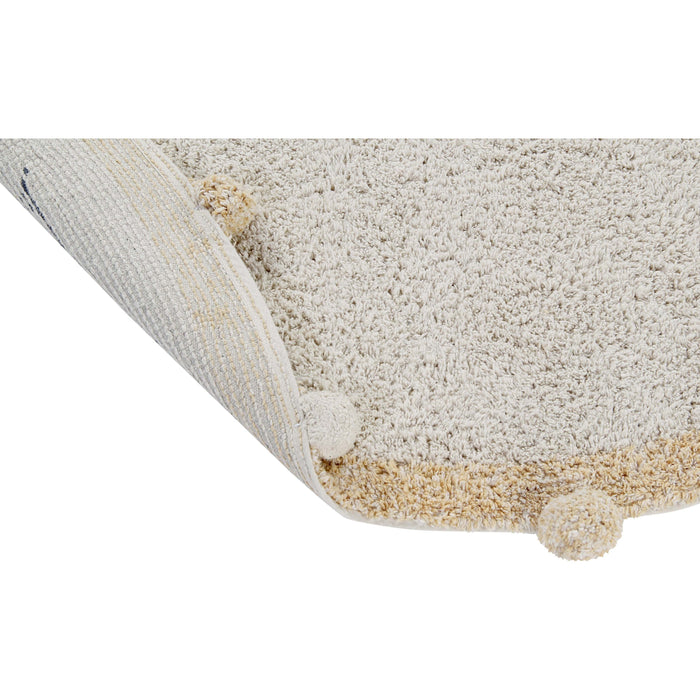 Rugs by Roo | Lorena Canals Bubbly Natural Honey Washable Area Rug-C-BUBBLY-HNY