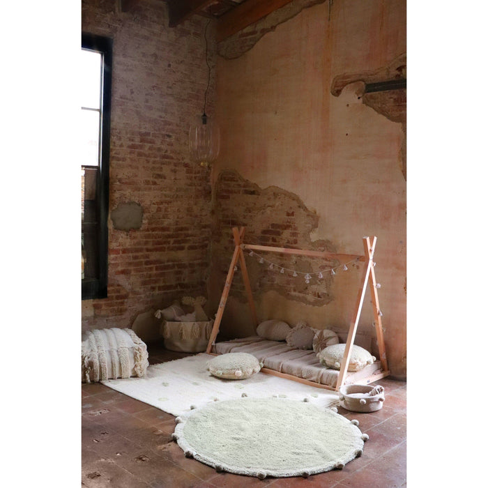 Rugs by Roo | Lorena Canals Bubbly Natural Olive Washable Area Rug-C-BUBBLY-OLV