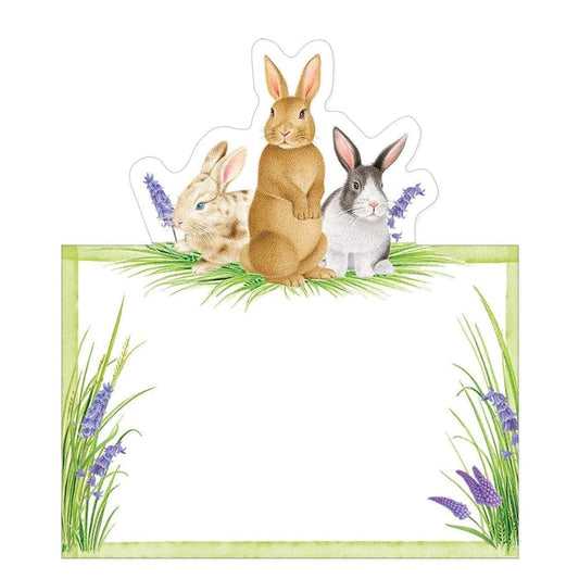 Bunnies and Daffodils Die-Cut Place Cards