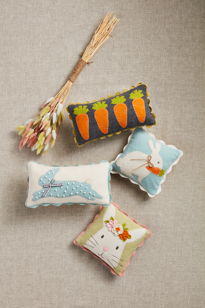 Bunny Carrot Mini Pillow