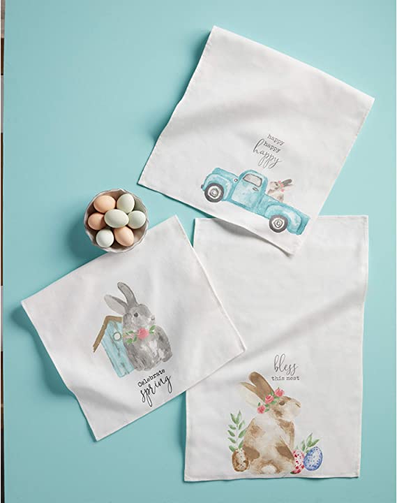 Bunny in Truck Towel