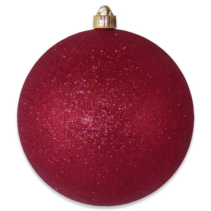 Burgundy Glitter 8" (200mm) Shatterproof Ball (1)