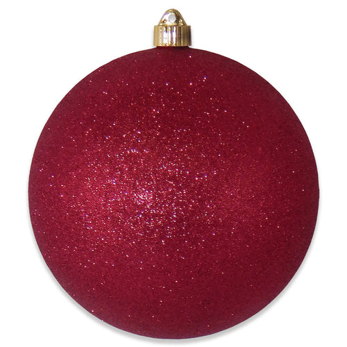 Burgundy Glitter 8" (200mm) Shatterproof Ball (1)