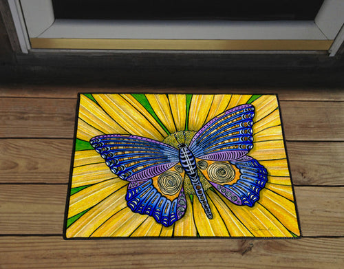 Butterfly Door Mat