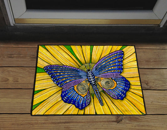Butterfly Door Mat