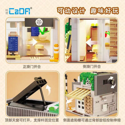 CaDA C66007 Summer Breeze Coffee Shop 1108pcs CADA
