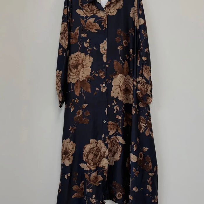 CC SATIN FLORAL PRINT DRESS