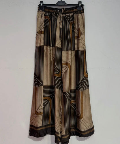 CC SILK / Viscose patterned pants