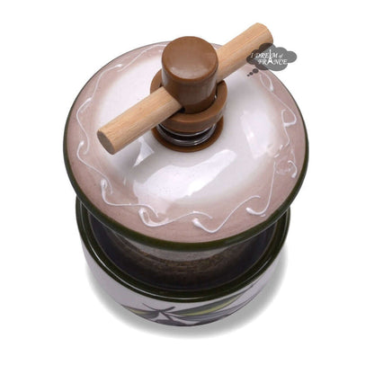 Ceramic Mill with Herbes de Provence - Olives Cream