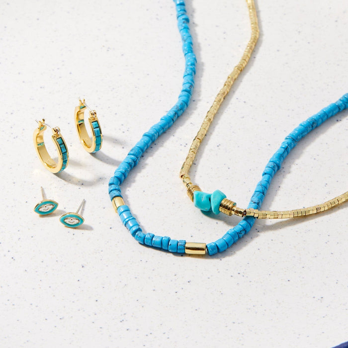 Cerulean Stud Earrings