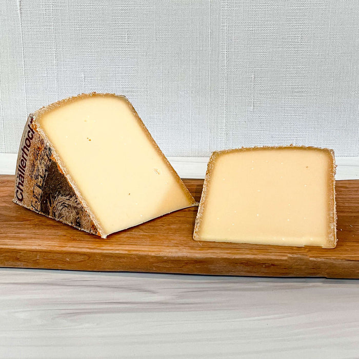 two half pound wedges of challerhocker