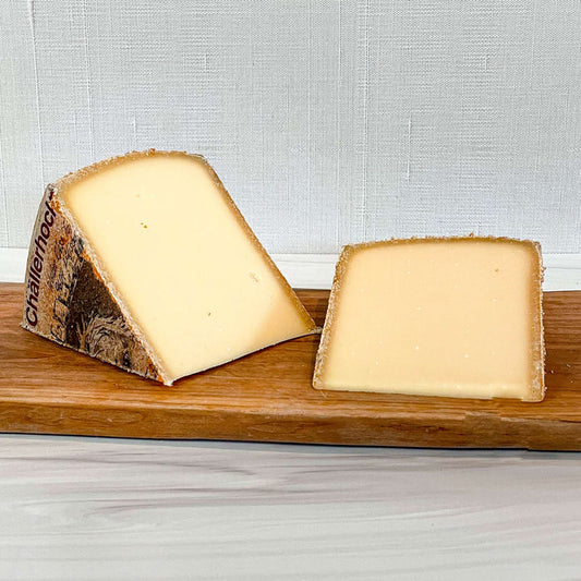 two half pound wedges of challerhocker