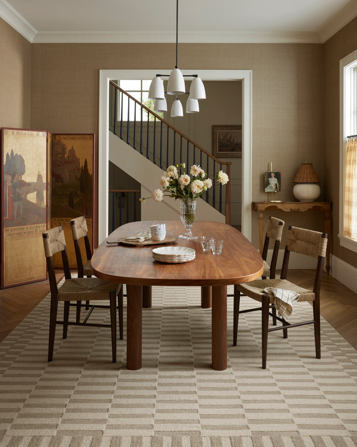 Chris Loves Julia Bradley Ivory Beige Area Rug - Rugs by Roo
