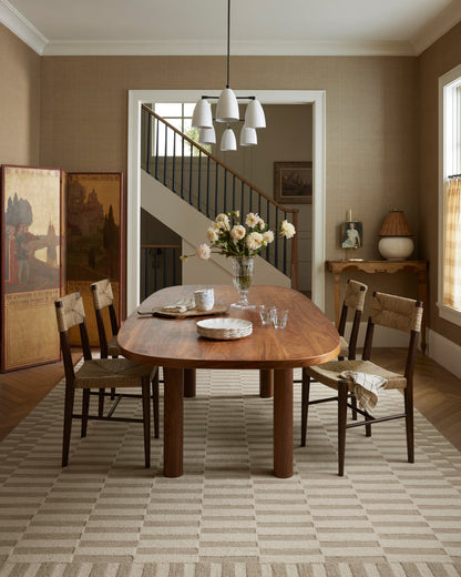 Chris Loves Julia Bradley Ivory Beige Area Rug - Rugs by Roo