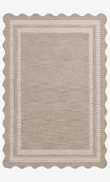 Chris Loves Julia Scottie Fog Ivory Area Rug - Rugs by Roo