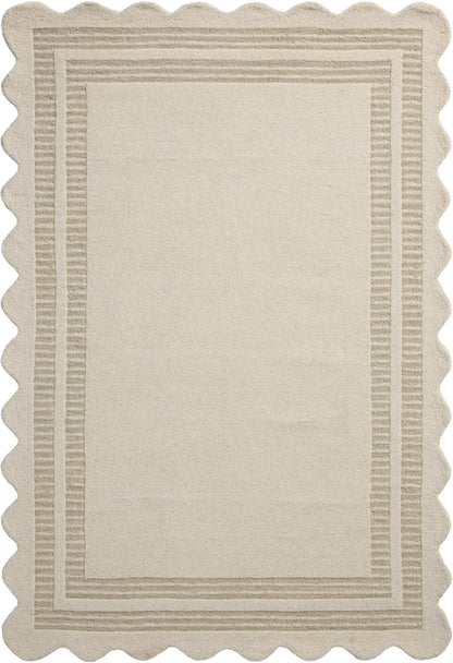 Chris Loves Julia Scottie Ivory Grey Area Rug - Rugs by Roo