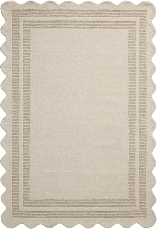 Chris Loves Julia Scottie Ivory Grey Area Rug - Rugs by Roo