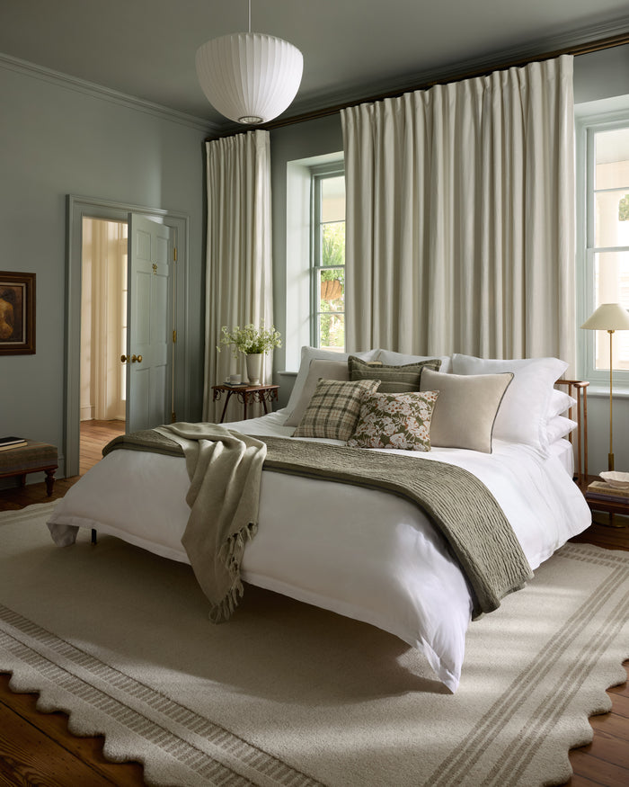 Chris Loves Julia Scottie Ivory Grey Area Rug - Rugs by Roo