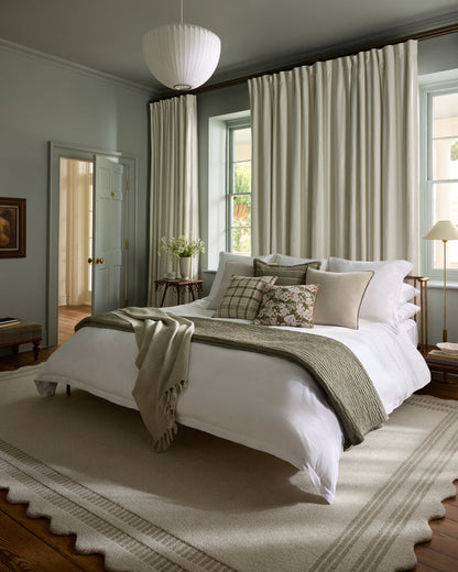 Chris Loves Julia Scottie Ivory Grey Area Rug - Rugs by Roo
