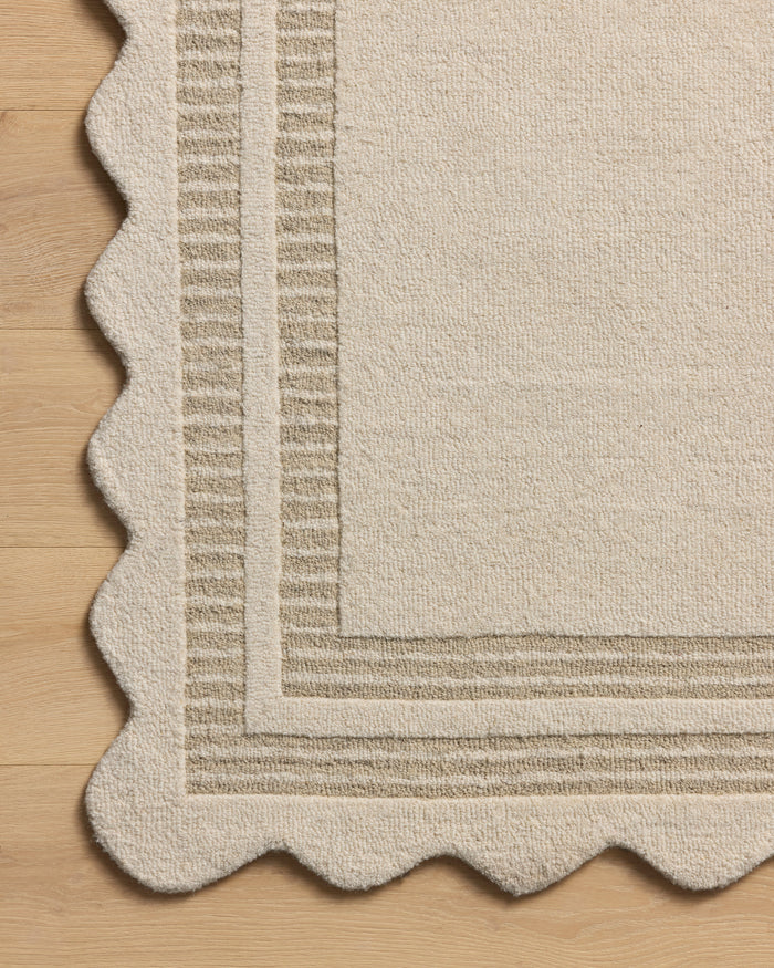 Chris Loves Julia Scottie Ivory Grey Area Rug - Rugs by Roo