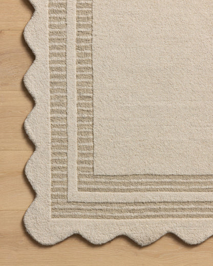 Chris Loves Julia Scottie Ivory Grey Area Rug - Rugs by Roo