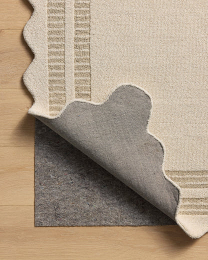 Chris Loves Julia Scottie Ivory Grey Area Rug - Rugs by Roo