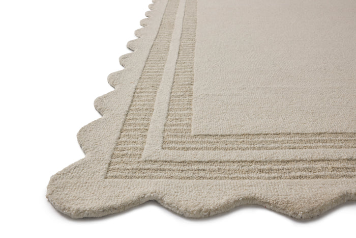 Chris Loves Julia Scottie Ivory Grey Area Rug - Rugs by Roo