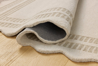 Chris Loves Julia Scottie Ivory Grey Area Rug - Rugs by Roo