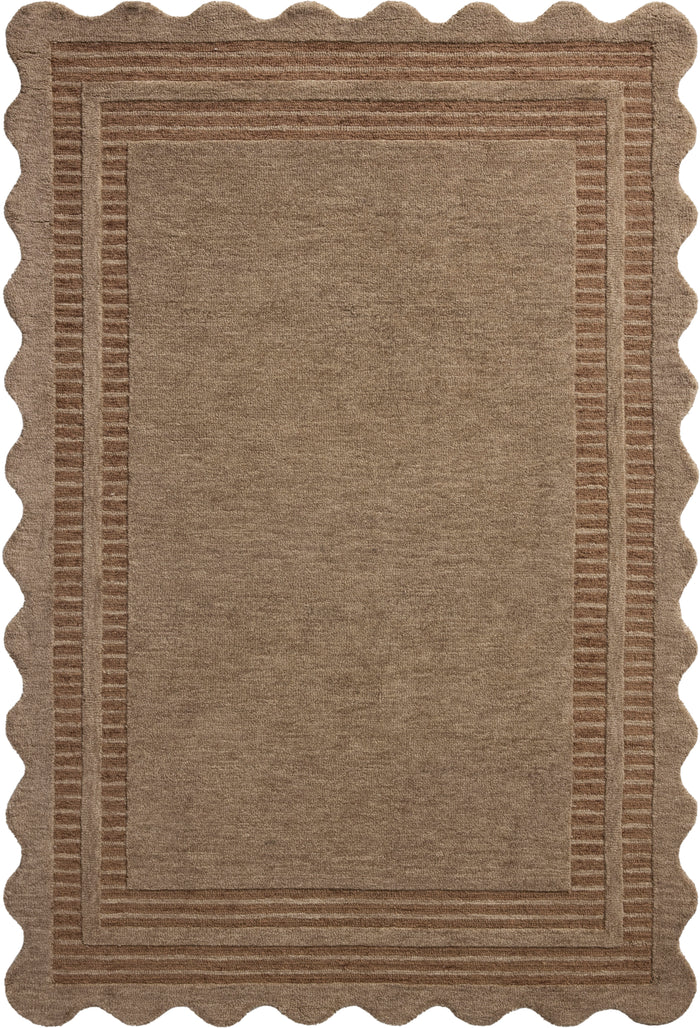 Chris Loves Julia Scottie Mocha Clay Area Rug - Rugs by Roo