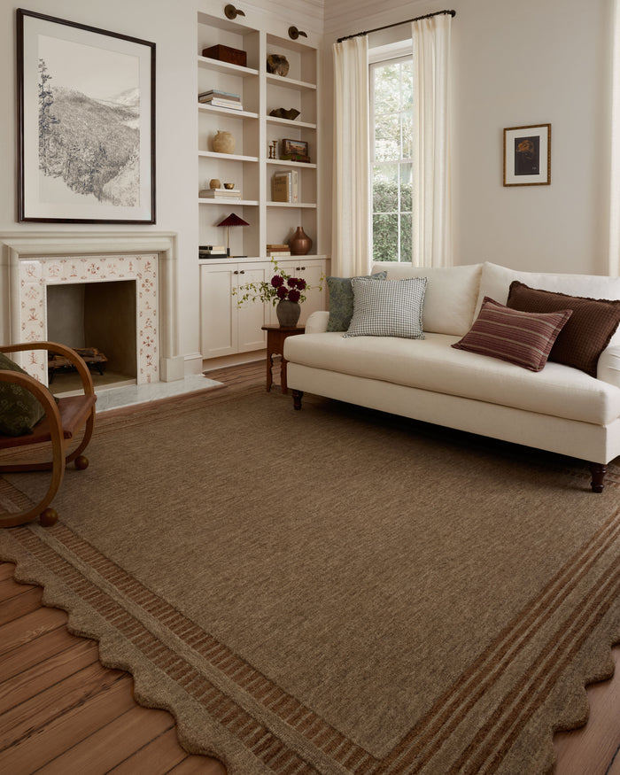 Chris Loves Julia Scottie Mocha Clay Area Rug - Rugs by Roo