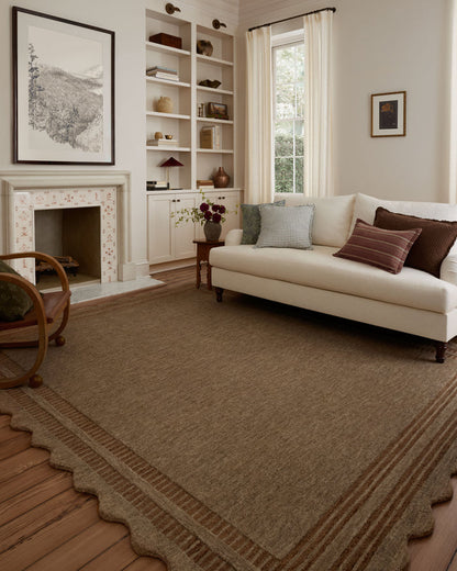 Chris Loves Julia Scottie Mocha Clay Area Rug - Rugs by Roo