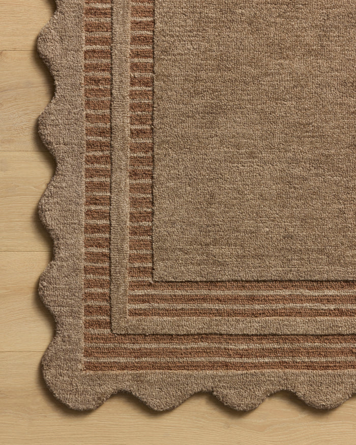 Chris Loves Julia Scottie Mocha Clay Area Rug - Rugs by Roo