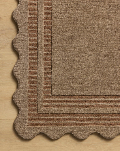 Chris Loves Julia Scottie Mocha Clay Area Rug - Rugs by Roo