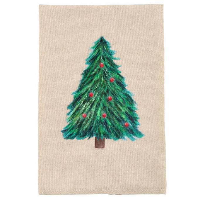 Christmas Painted Tea Towels