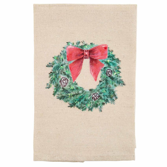 Christmas Painted Tea Towels
