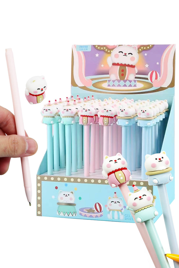 Circus Kitty - Cat Figurine Ballpoint Pen 1 pcs