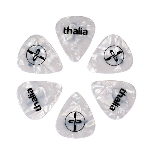 Thalia Classic Celluloid White Pearl Pick Pack