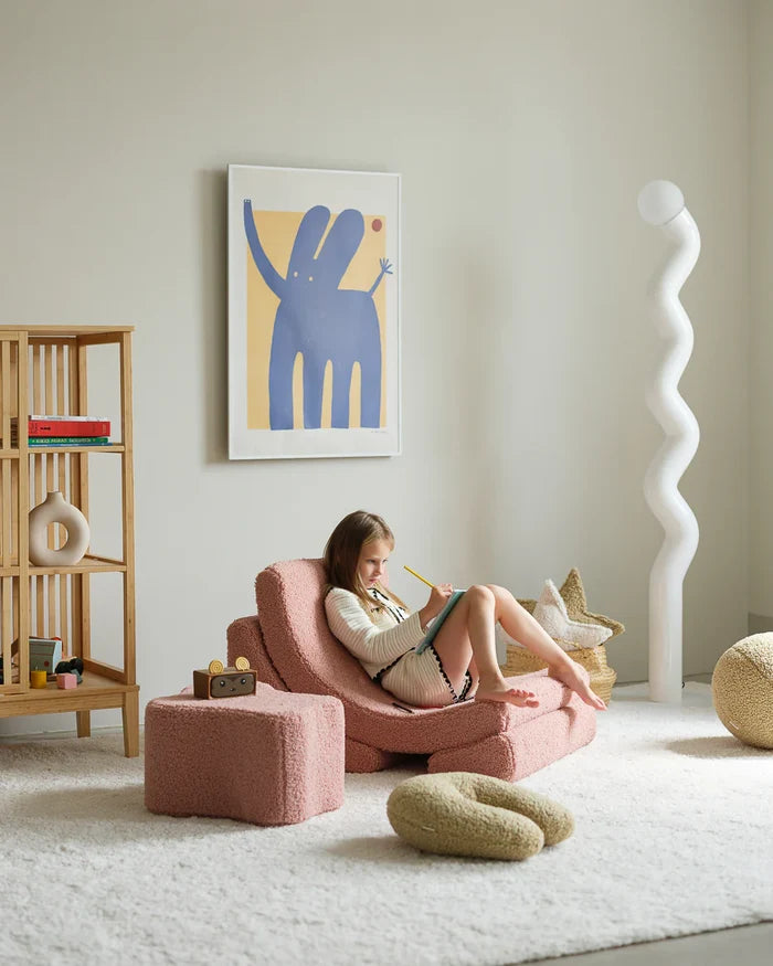 Cloud Guava Pouffe - Rugs by Roo